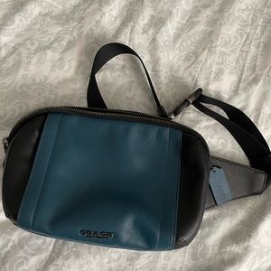 Men’s COACH leather belt bag